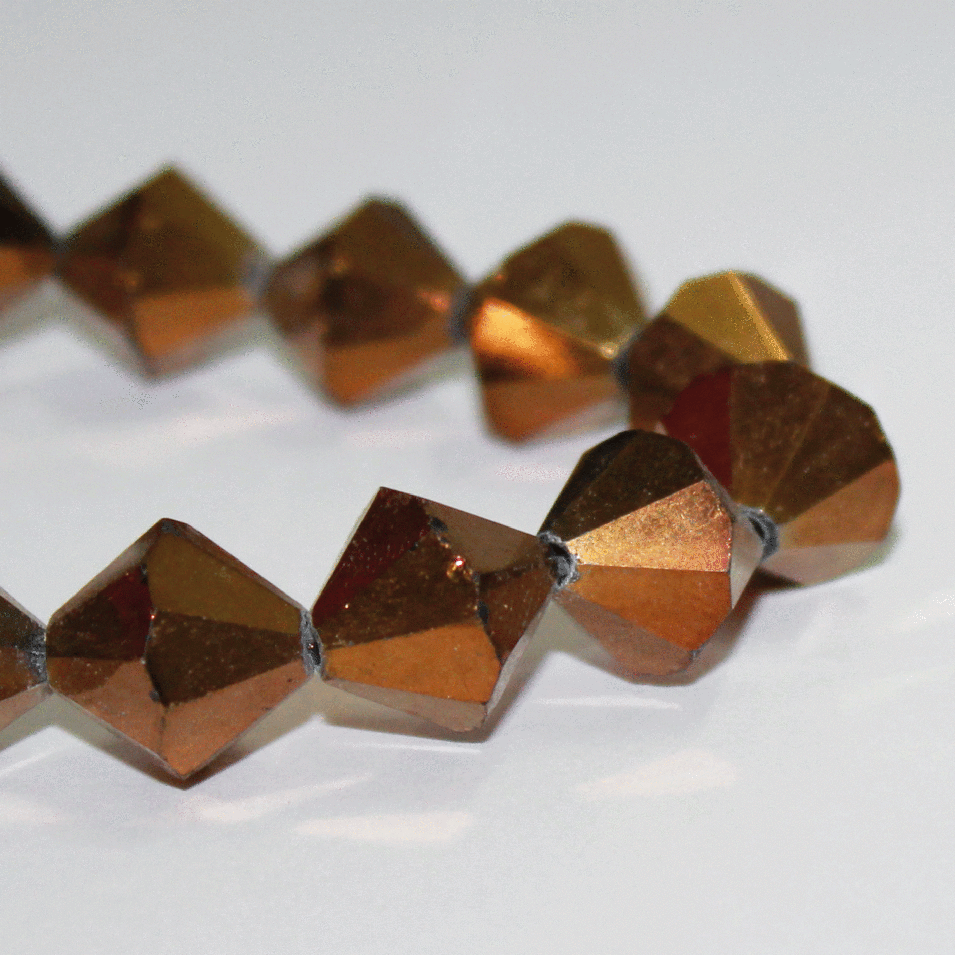 11306  COPPER/нитка Crystal Art намистини