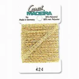 424/9724 Декоративна металізована тасьма Carat Madeira 4 мм*5м