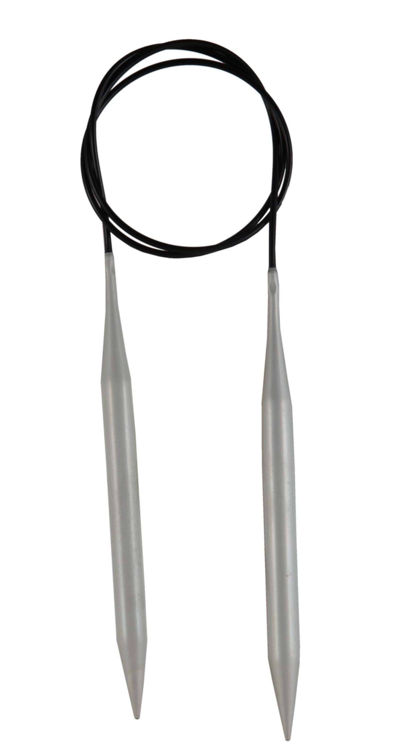 45347 Спиці кругові Basix Aluminum KnitPro, 100 см, 5.00 мм