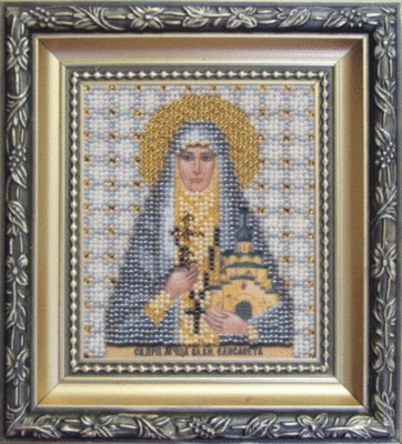 Набір для вишивання бісером Чарівна Мить Б-1071 Ікона свята преподібна мучениця Єлізавета