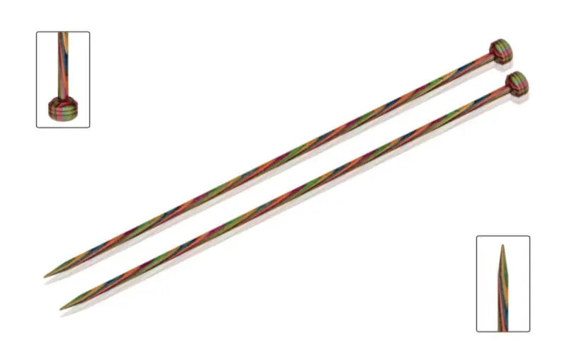 20231 Спиці прямі Symfonie Wood KnitPro, 30 см, 3.75 мм