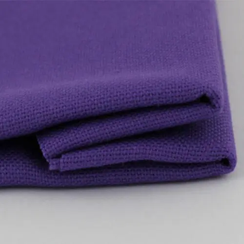 Тканина для вишивання ТПК-190-1 3/96 Онікс (домоткане полотно №30), фіолет, 48% бавовна, 52% п/е, 50х50см