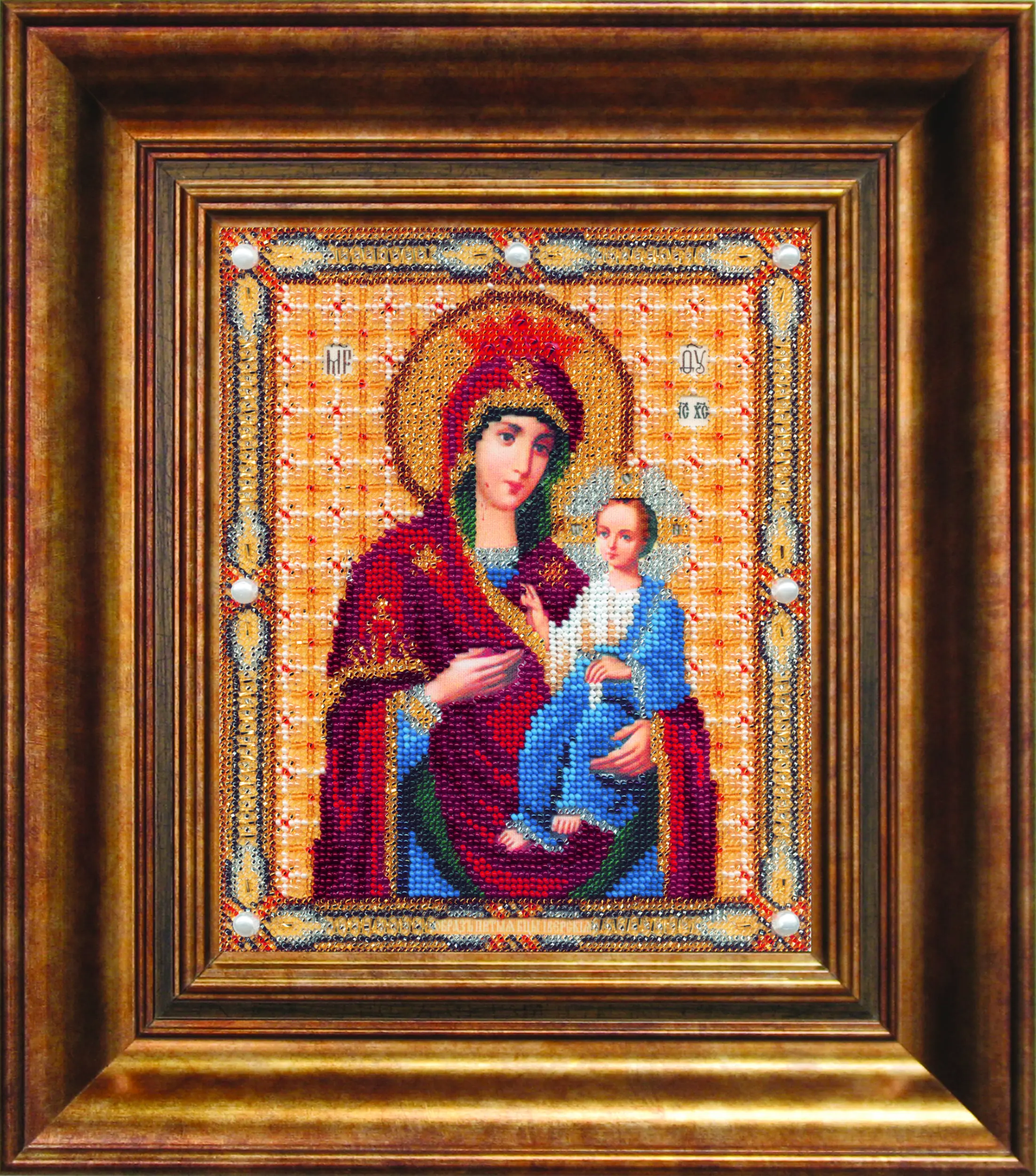 Набір для вишивання бісером Чарівна Мить Б-1150 Ікона Божої Матері Іверська