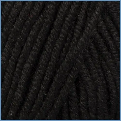 Прядиво для вязання Valencia Delmara, 620 (Black) колір, 14% вовна, 74% акрил, 8% альпака, 4% шовк
