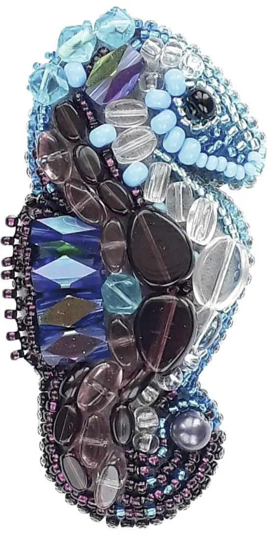 БП-198 Набір для виготовлення брошки Crystal Art Морський коник