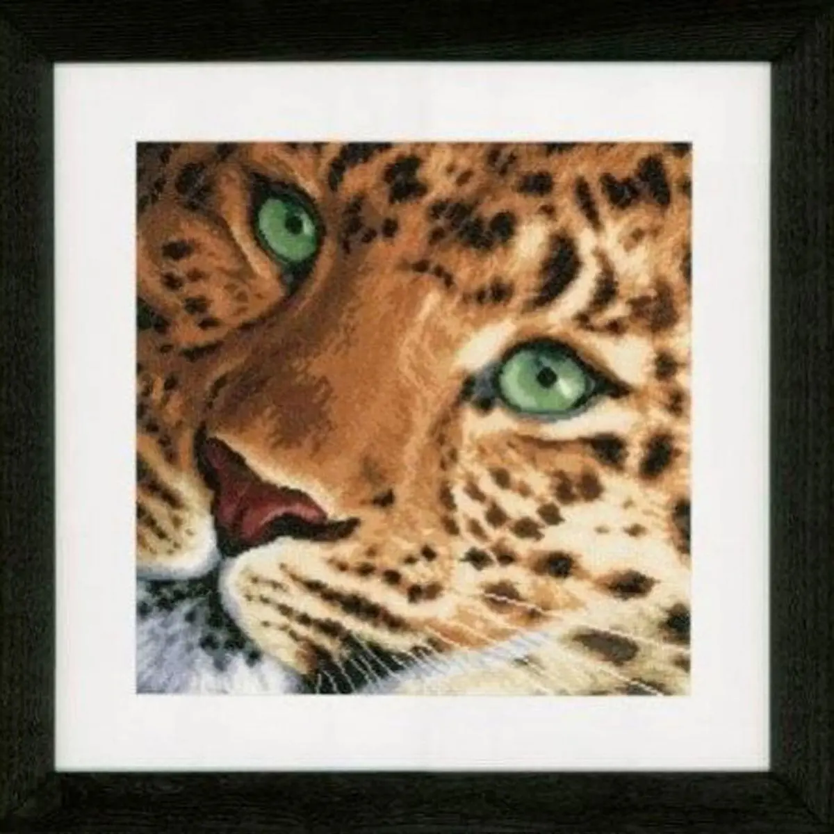 PN-0154944 Набір для вишивки хрестом LanArte Leopard Леопард