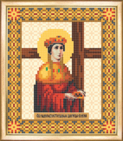 СБІ-012 Схема для вишивання бісером Іменна ікона равноапостольна цариця Олена