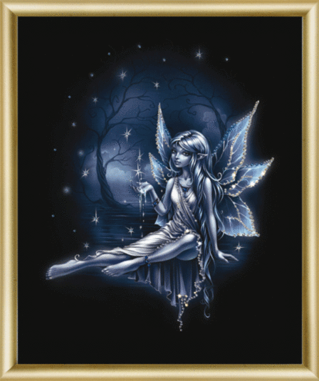 Набір картина стразами Чарівна Мить КС-039 Зіркова фея