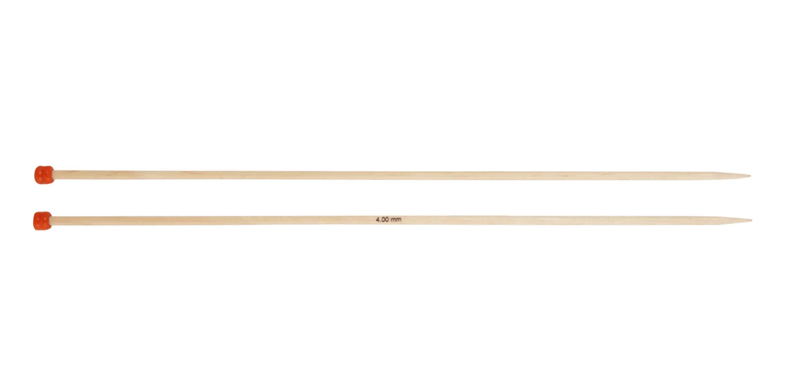 35443 Спиці прямі Basix Birch Wood KnitPro, 35 см, 3.75 мм