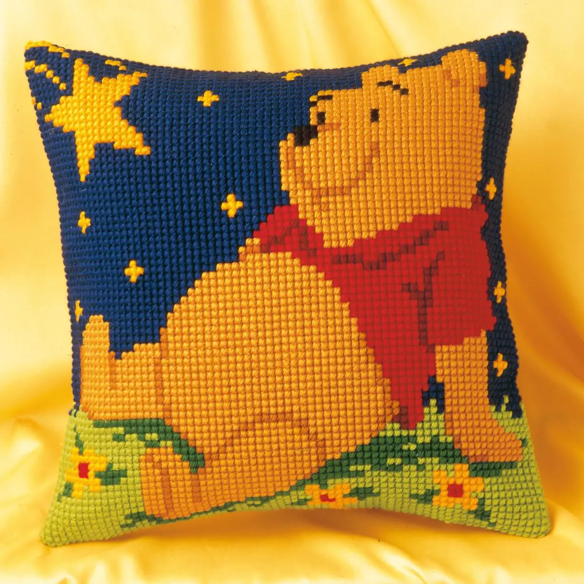 PN-0014605 Набір  для вишивання хрестом (подушка) Vervaco Disney Winnie the Pooh