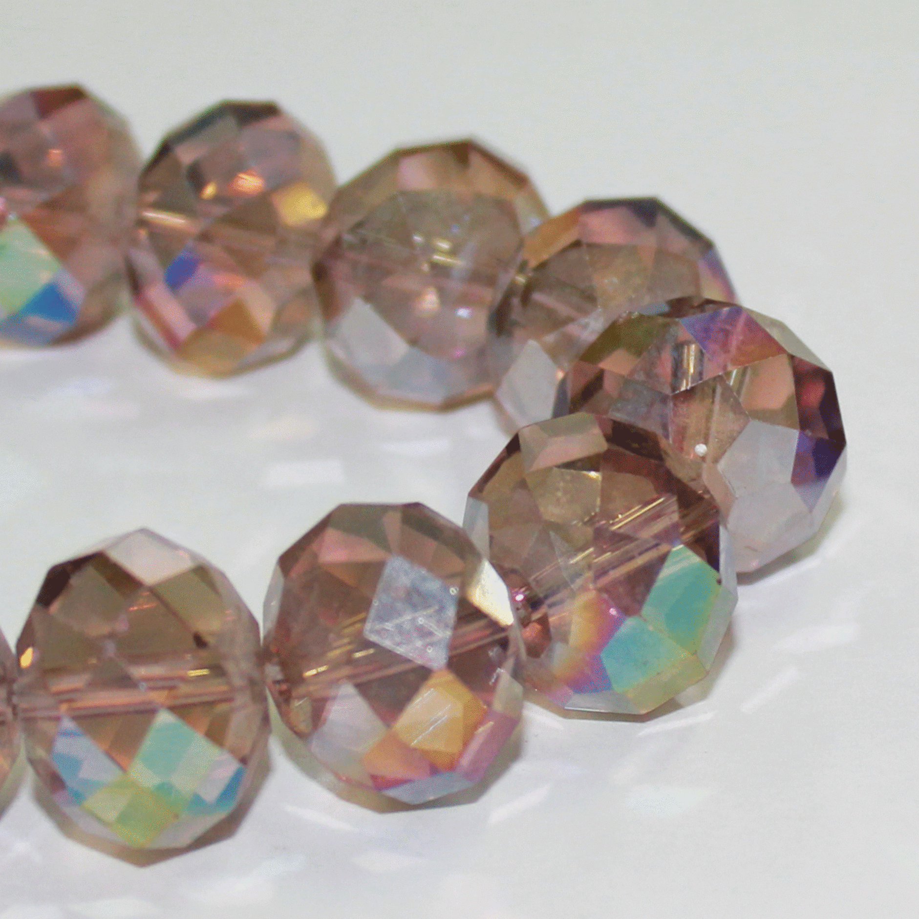 11317/025ABC,12X16 MM,34шт/нитка Crystal Art намистини