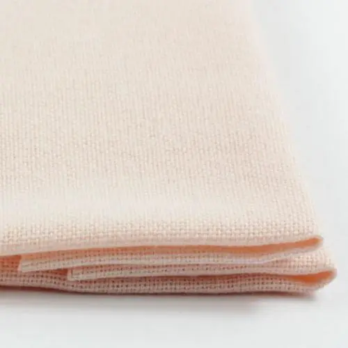 Тканина для вишивання (домоткане полотно №30), 11 світло-рожевий, 100% бавовна, ширина 1,50м, Коломия