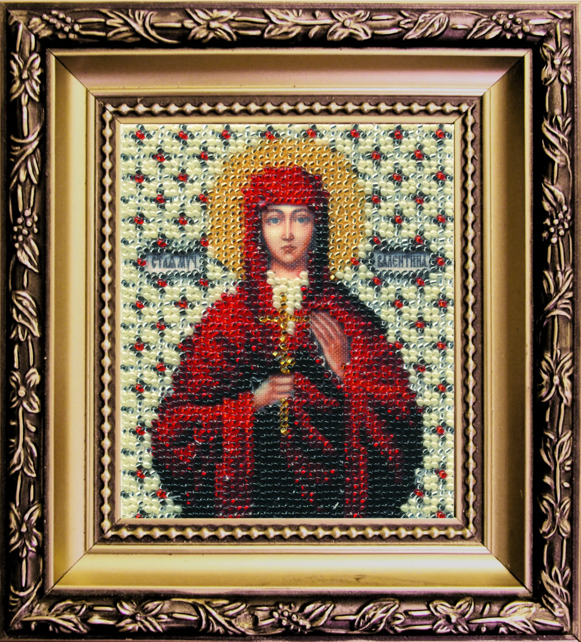 Набір для вишивання бісером Чарівна Мить Б-1016 Ікона свята мучениця Валентина
