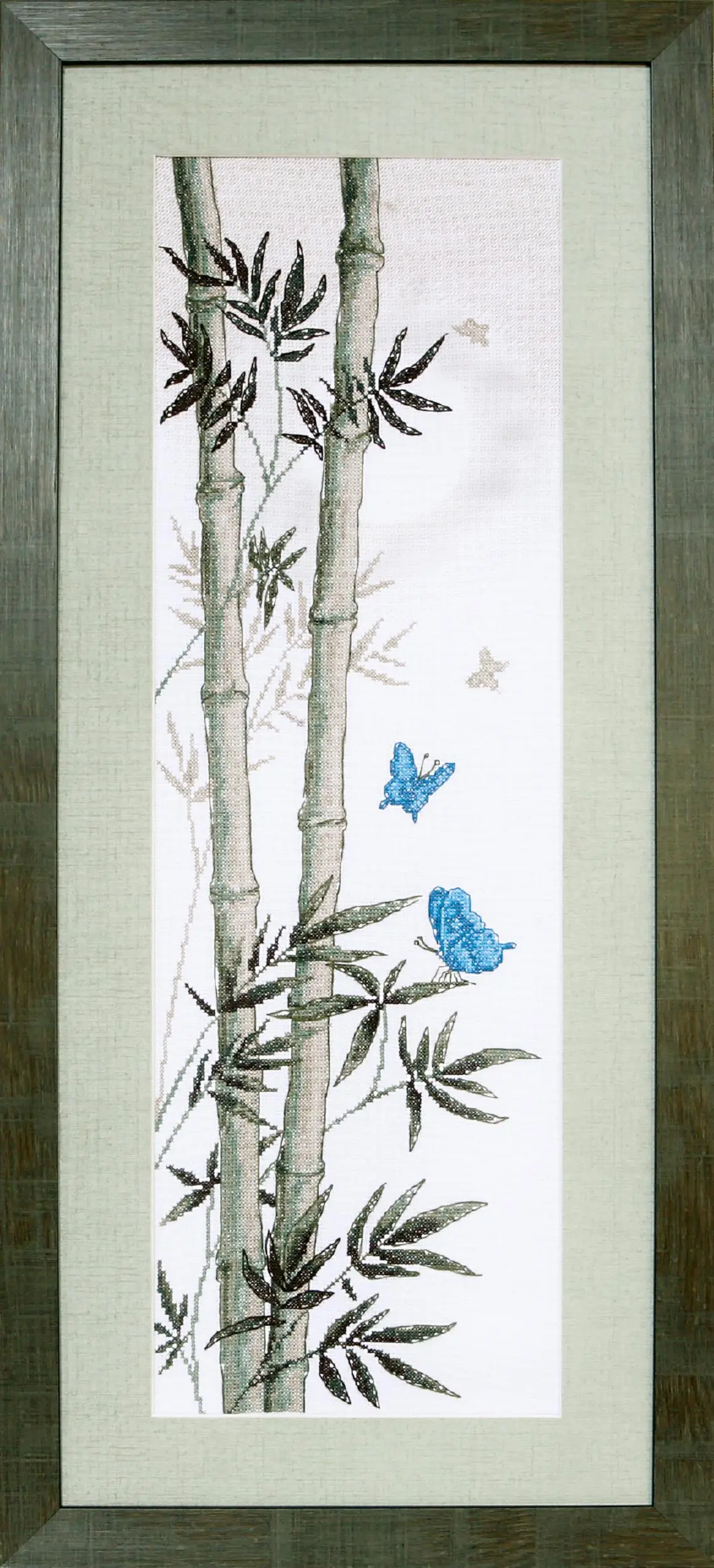 ВТ-074 Набір для вишивання хрестиком Crystal Art Метелики у стеблях бамбука