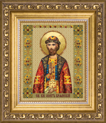 Набір картина стразами Чарівна Мить КС-110 Ікона святого князя Олега