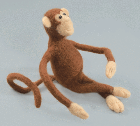 Набір для валяння іграшок Чарівна Мить В-97 Мавпочка Жужа