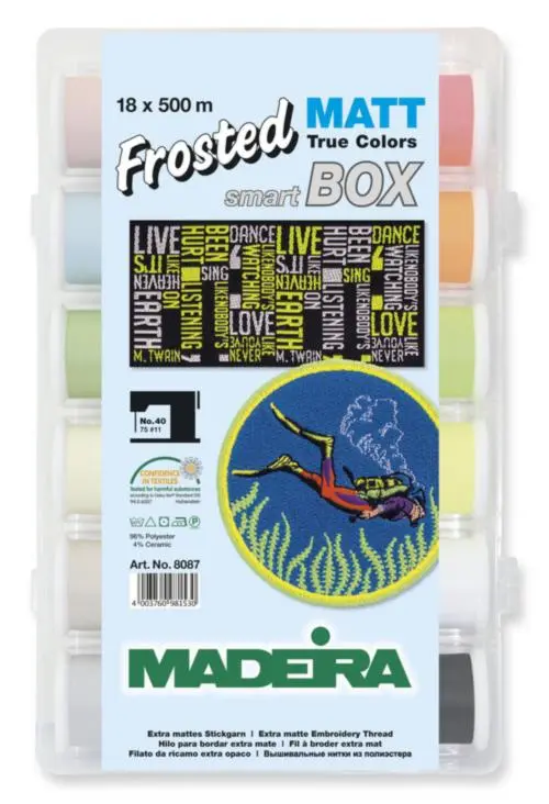 8087 Набір ниток Frosted Matt (18x500м)