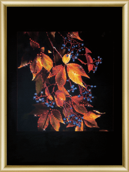 Набір картина стразами Чарівна Мить КС-174 Дикий виноград