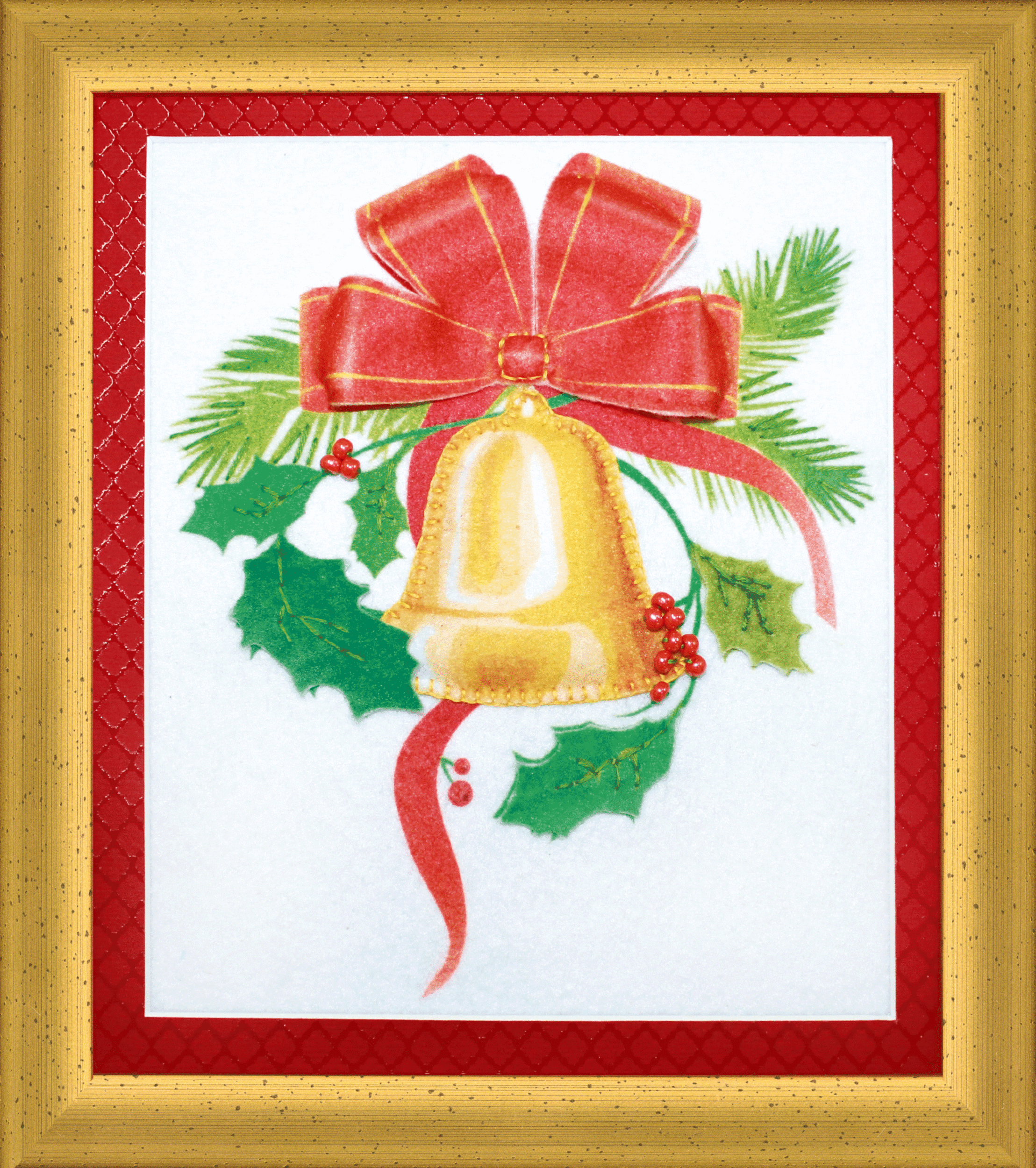 Набір картина з фетру Чарівна Мить В-180 Новорічний дзвін