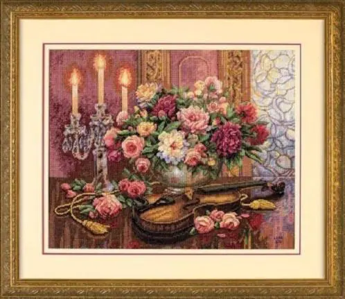 35185 Набір для вишивання хрестиком DIMENSIONS Romantic Floral Романтичний букет