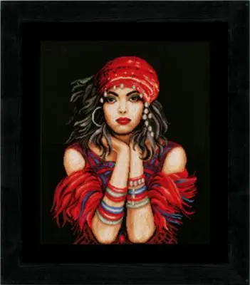 PN-0144529 Набір для вишивки хрестом LanArte Gypsy Girl Циганка
