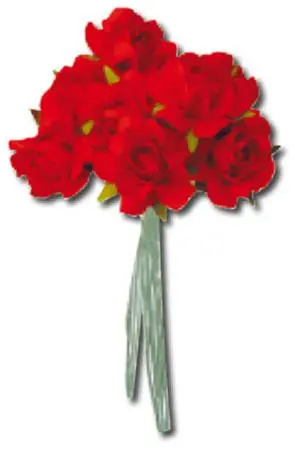 110SF Букет для декорування Червоні троянди