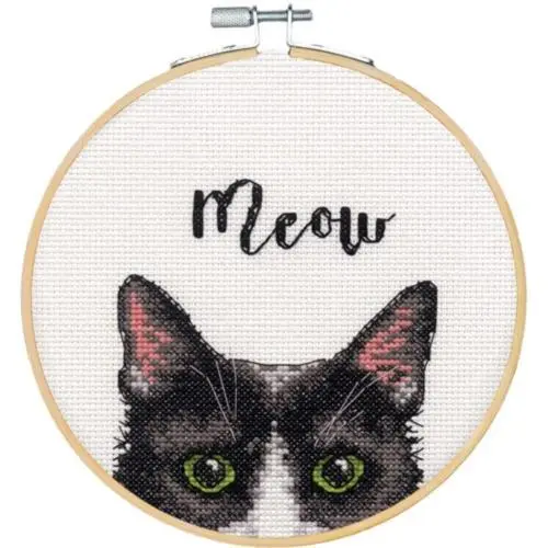 72-75983 Набір для вишивання нитками  Meow Meow. Dimensions