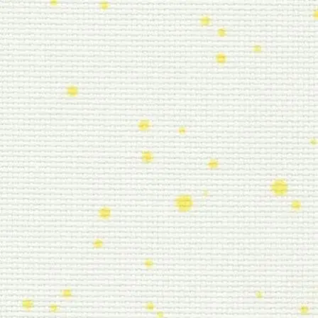 3793/1349 Fein-Aida Splash 18 (ширина 110см) молочний з жовтими бризками