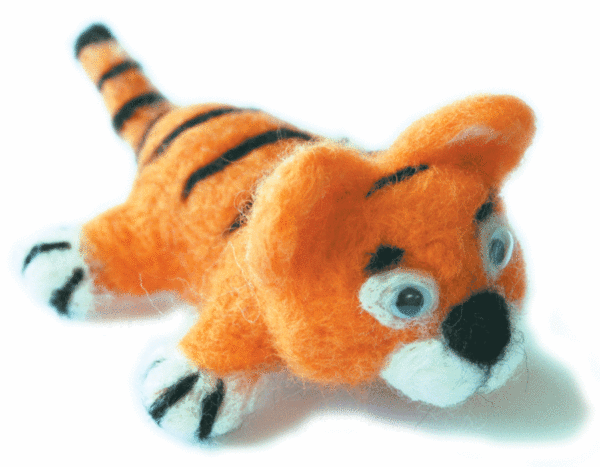 Набір для валяння іграшок Чарівна Мить В-06 Кроха-тигреня