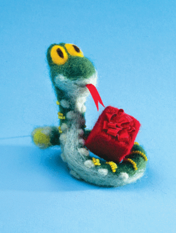 Набір для валяння іграшок Чарівна Мить В-62 Чарівний змій