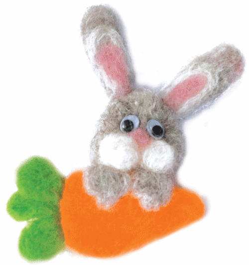 Набір для валяння іграшок Чарівна Мить В-02 Любитель моркви