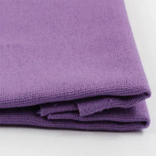 Тканина для вишивання (домоткане полотно №30), 17 фіолетовий, 100% бавовна, (50х50см), Коломия