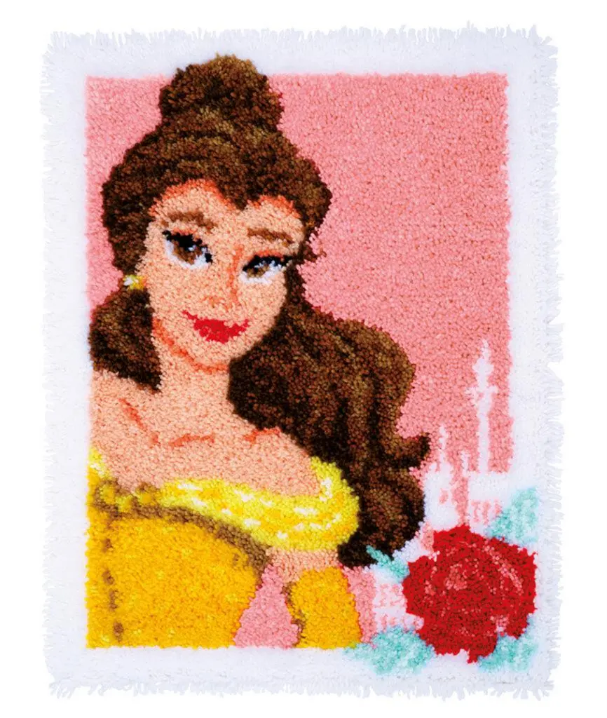 PN-0168122 Набір для вишивання килимка Vervaco Disney Enchanted Beauty Princess Bella