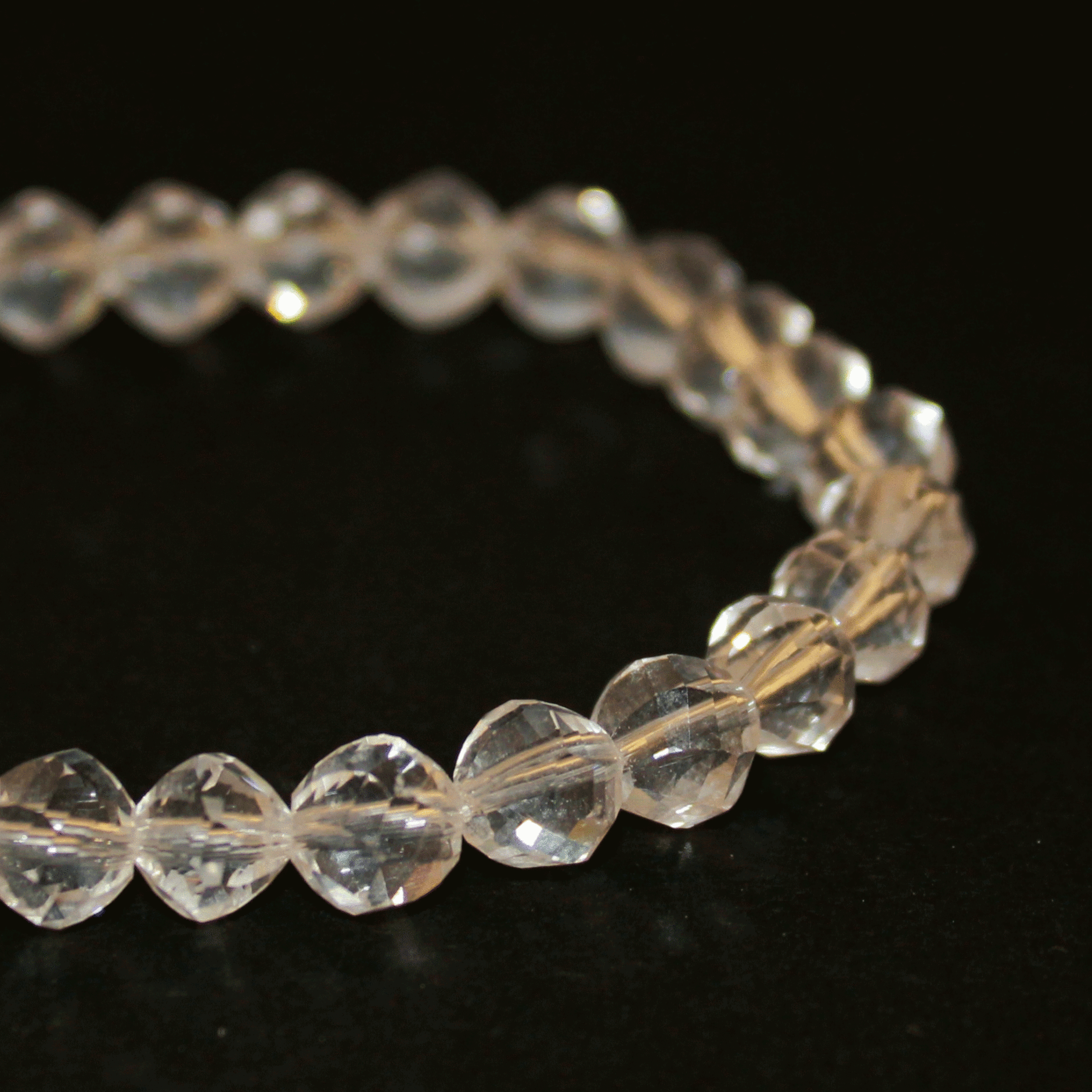 11389/001C,8MM,54шт/нитка Crystal Art намистини