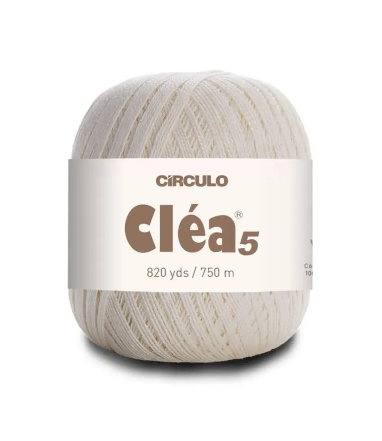 8176 CLEA (100% Mers. cotton, 151 gr. 750 m. 6 mot. in a pack)