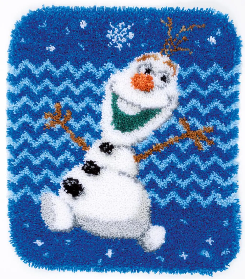 PN-0166274 Набір для вишивання килимка Vervaco Disney Frozen Olaf