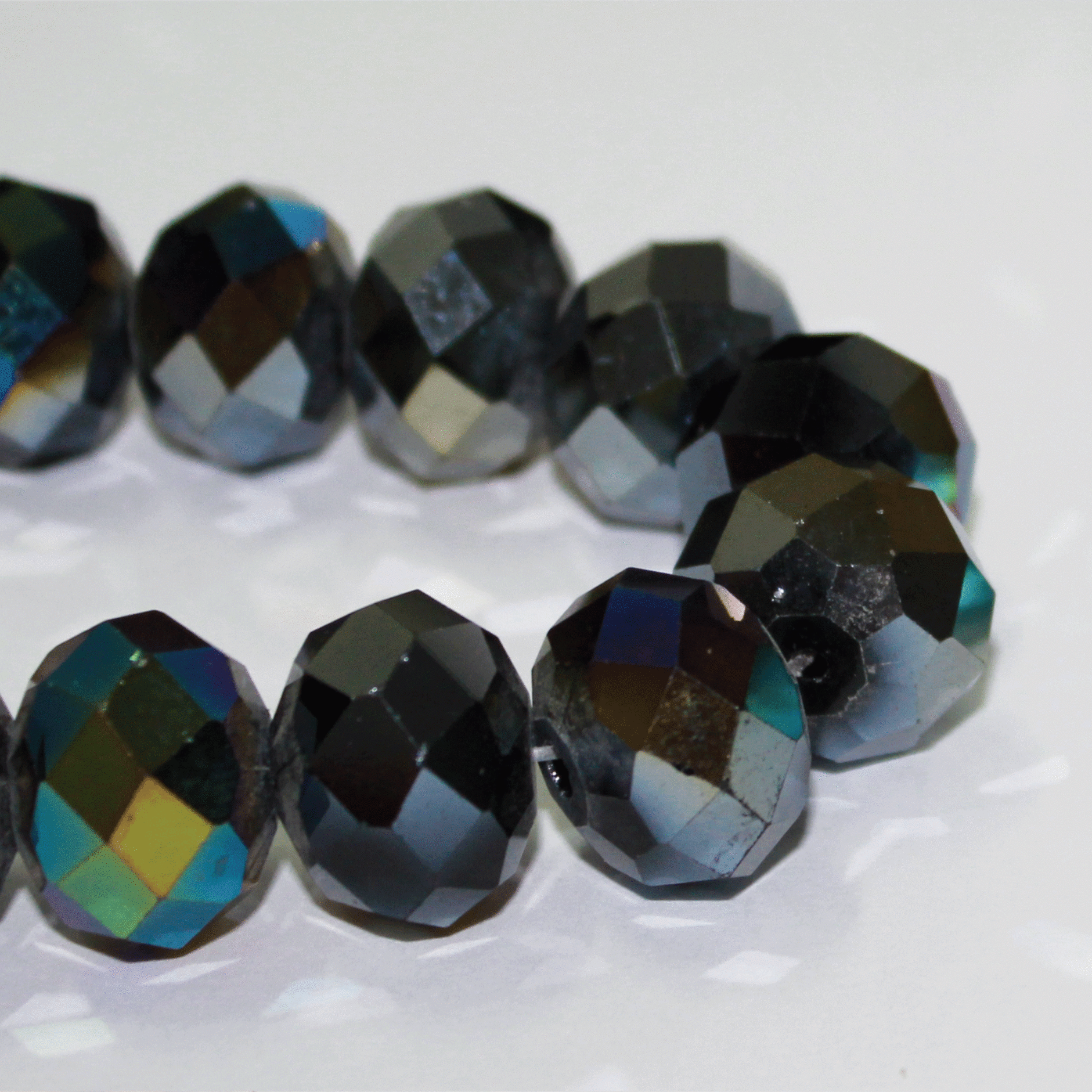 11318/015ABC,14X18 MM,31шт/нитка Crystal Art намистини