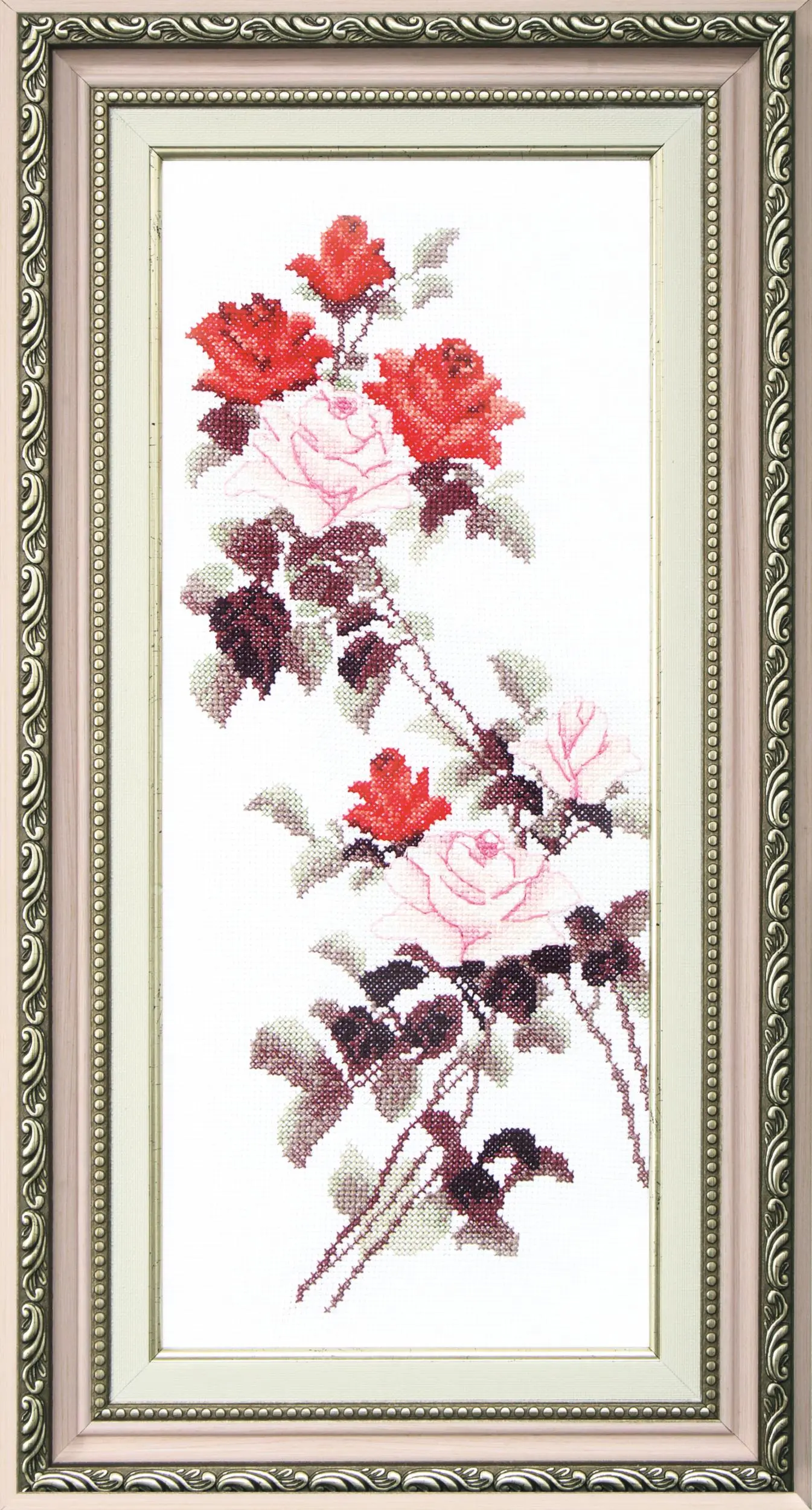 ВТ-053 Набір для вишивання хрестиком Crystal Art Етюд з червоними трояндами