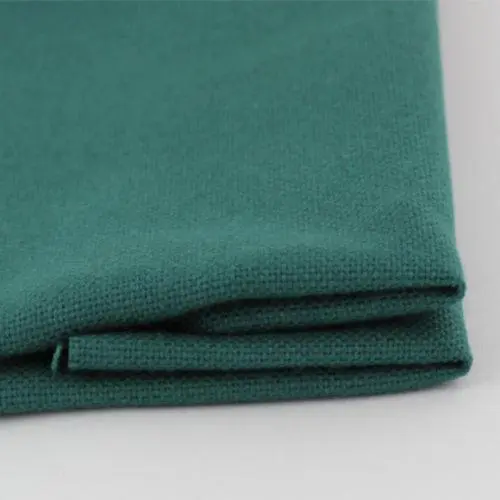 Тканина для вишивання ТПК-190-1 3/74 Онікс (домоткане полотно №30), темно-зелений, 48% бавовна, 52% п/е, ширина 1,5м.