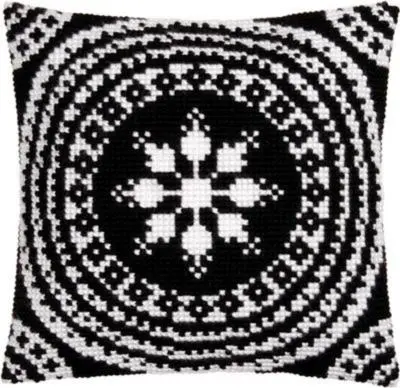 PN-0155757 Набір для вишивання хрестом Vervaco Black and White II Чорний та білий II