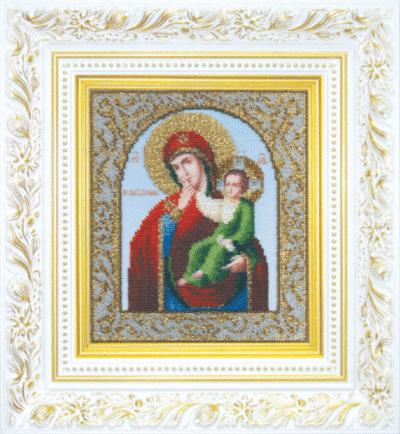 Набір для вишивання бісером Чарівна Мить Б-1045 Ікона Божої Матері Розрада