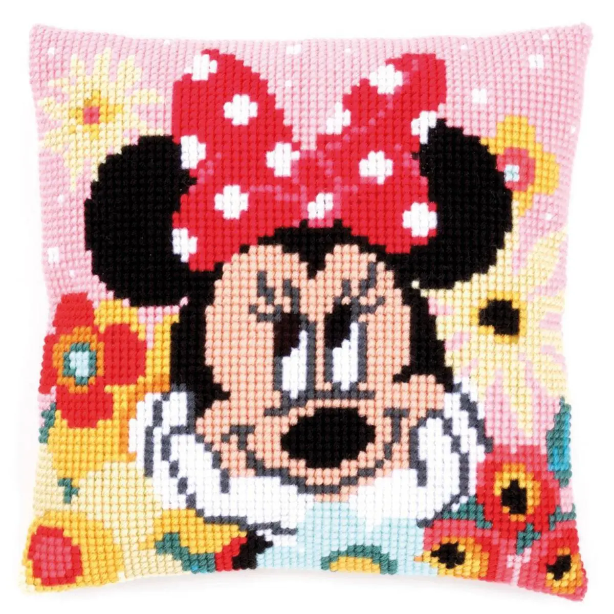 PN-0167643 Набір для вишивання хрестом (подушка) Vervaco Disney Minnie Daydreaming