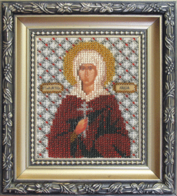 Набір для вишивання бісером Чарівна Мить Б-1080 Ікона свята мучениця Лідія