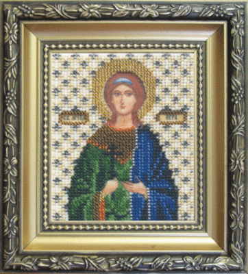 Набір для вишивання бісером Чарівна Мить Б-1060 Ікона свята мучениця Віра