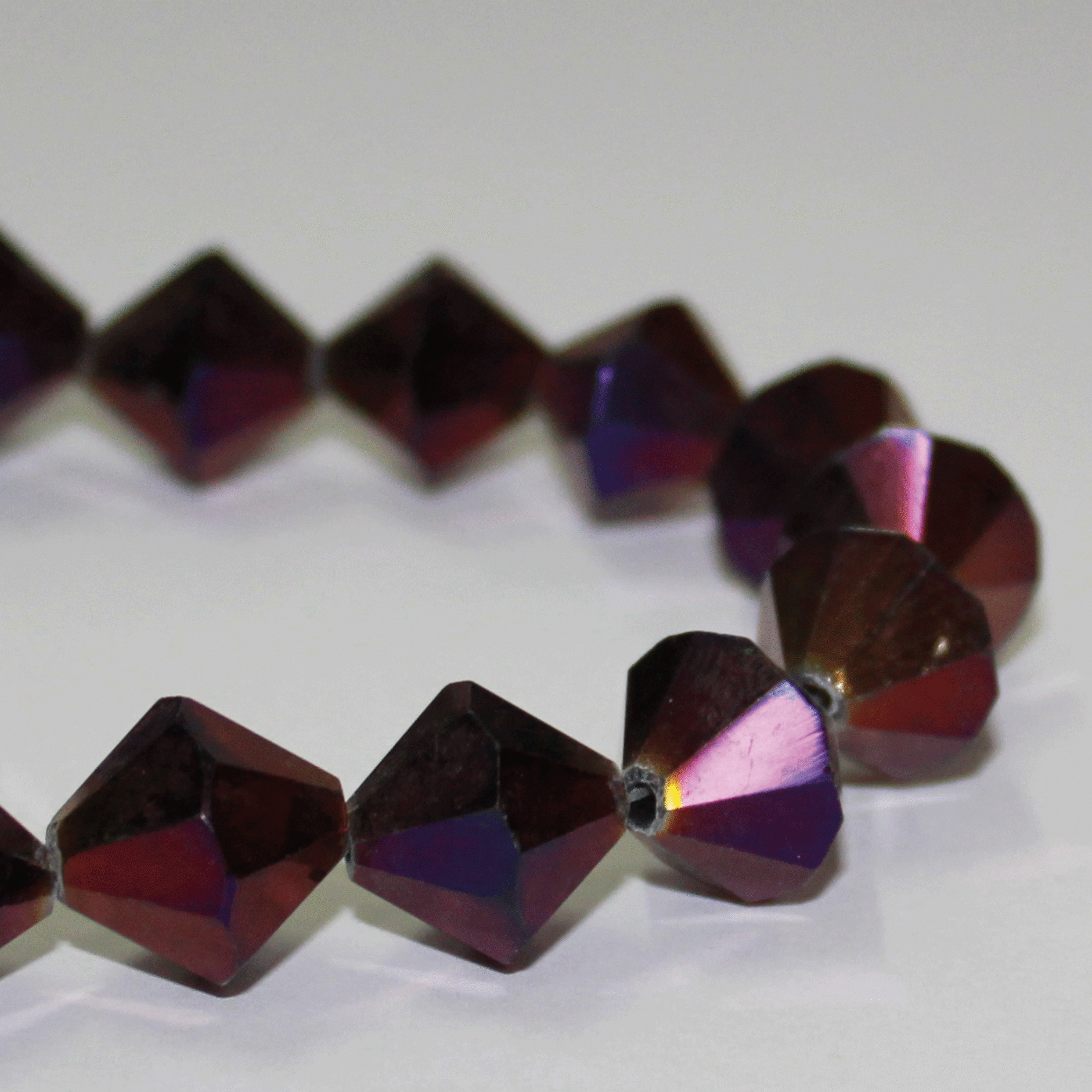 11306  PURPLE/нитка Crystal Art намистини