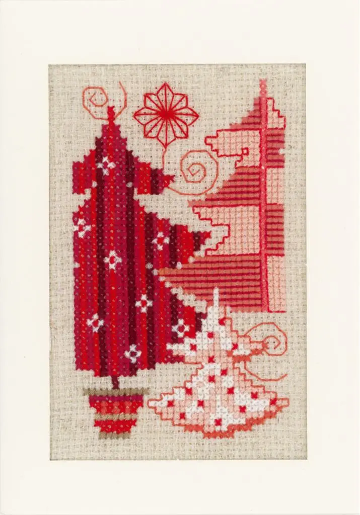 PN-0146572 Набір для вишивання хрестом (листівки) Vervaco Christmas motifs Різдвяні мотиви