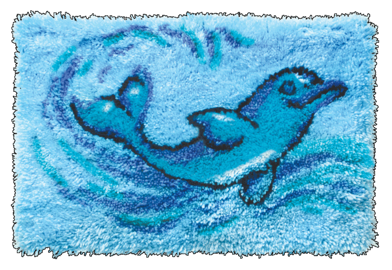 Набір для вишивання коврика Чарівна Мить РТ-200 Дельфін