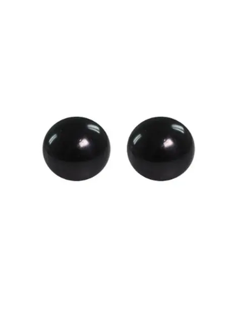 14 EYES (оченята) black- чорні (14mm) пластик, в уп. 2 шт.