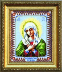 Набір для вишивання хрестиком Чарівна Мить №400 Ікона Божої Матері Розчулення