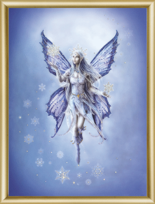 Набір картина стразами Чарівна Мить КС-40 Зимова фея